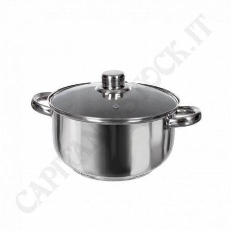 Buy Stainless steel casserole 20 cm - Gusto Casa at only €8.12 on Capitanstock