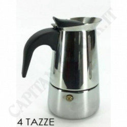 Buy Stainless Steel Coffee Maker 4 Cups - Gusto Casa at only €9.90 on Capitanstock