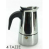 Acquista Gusto Casa - Caffettiera In Acciaio Inox 4 Tazze - a soli 9,90 € su Capitanstock 