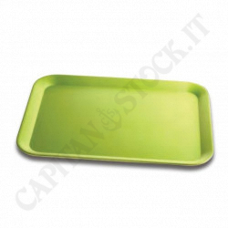 Buy Bamboo Fiber Tray Green Color 43x33cm - Nava at only €3.78 on Capitanstock