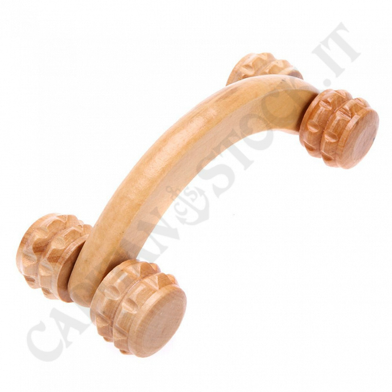 Double Massager in Wood Double Massager in Wood