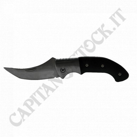 Acquista Coltello da Collezione Con Manico in Legno Nero a soli 4,90 € su Capitanstock 