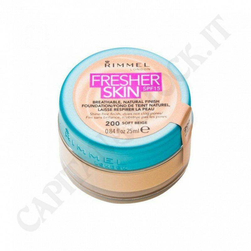 Acquista Rimmel Fresher Skin Foundation - Fondotinta 25 ML a soli 5,72 € su Capitanstock 