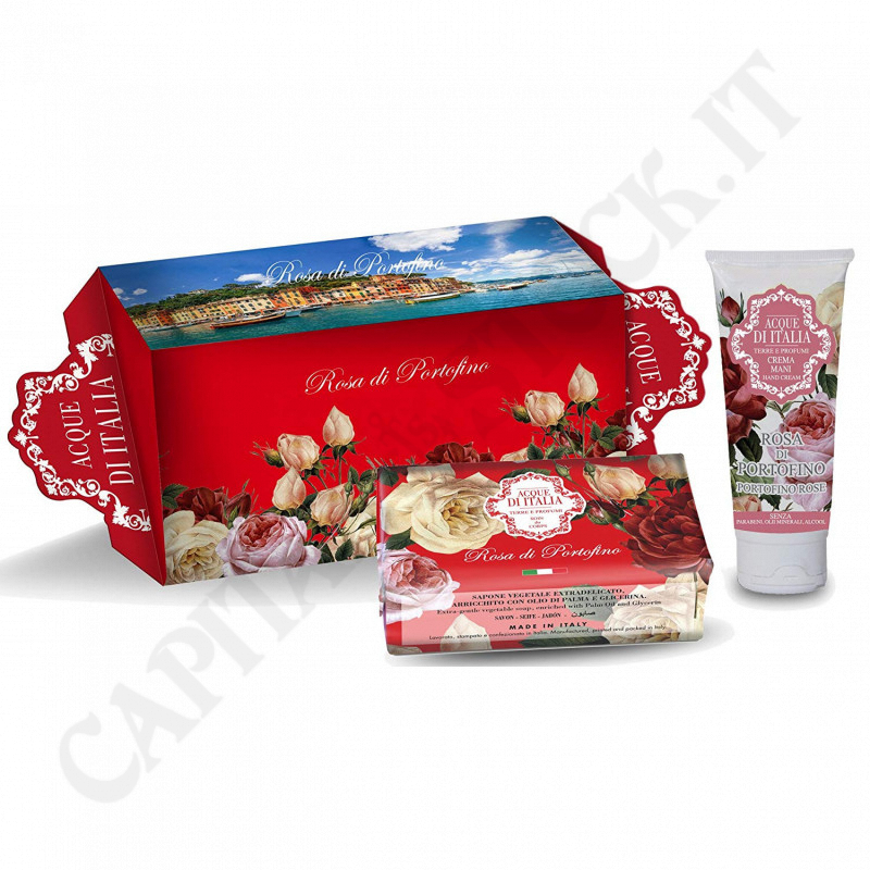 Acque Di Italia Rosa Di Portofino Soap and Cream