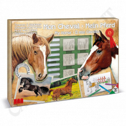 Multiprint color set Horses - Toy