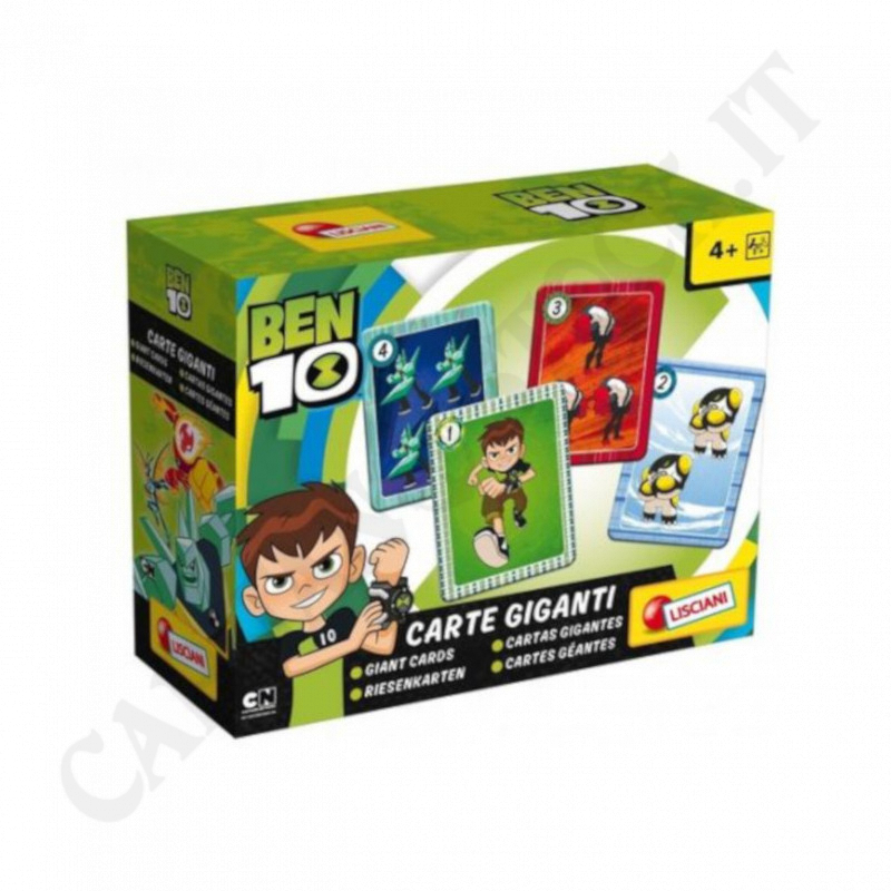 Smooth Games - Ben 10 Giant Cards - Giant Cards for Children - 40 Cards - 10 Different Games