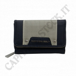 Cotton Belt - Women's Wallet Coral Line Blue Color 15 cm