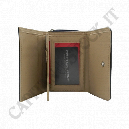 Acquista Cotton Belt - Portafogli Donna Linea Coral Colore Blue 15 cm a soli 14,90 € su Capitanstock 