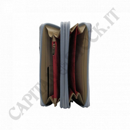 Acquista Cotton Belt - Portafogli Donna Linea Perla Colore Polvere 19 cm a soli 13,90 € su Capitanstock 