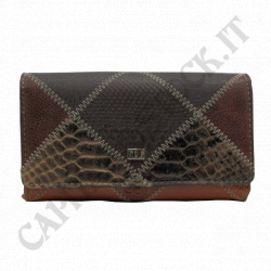 Buy Renato Balestra- Dark Brown Leather Woman Wallet 18 cm at only €14.90 on Capitanstock
