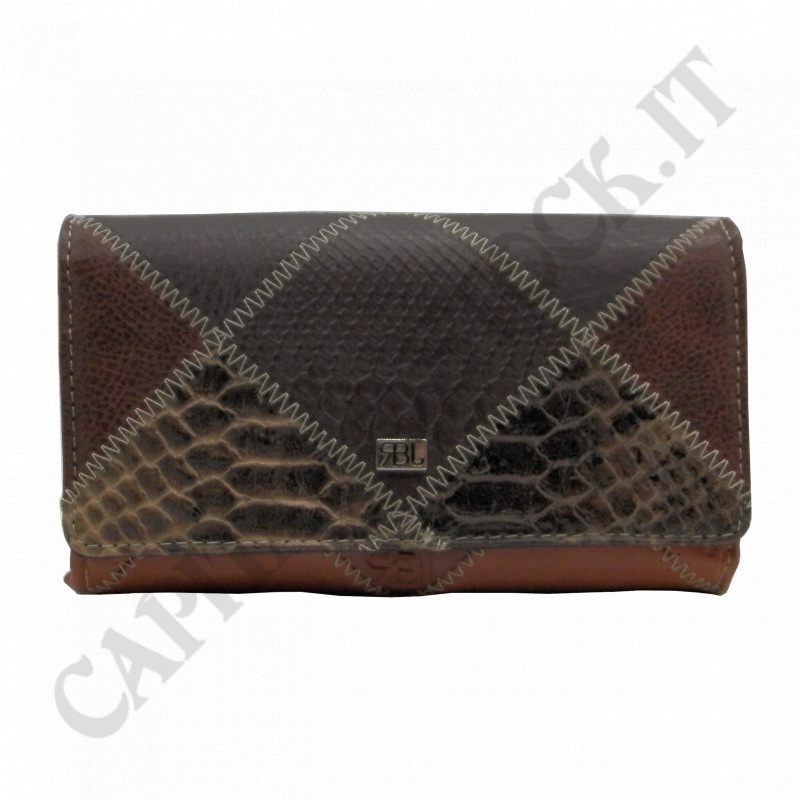 Renato Balestra - Dark Brown Leather Woman Wallet 18 cm