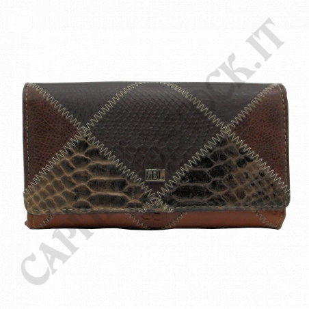 Buy Renato Balestra- Dark Brown Leather Woman Wallet 18 cm at only €14.90 on Capitanstock