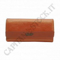 Coveri World - Women's Wallet Pink (Taupe) Shining 19 cm