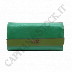 Coveri World - Women's Wallet Green Shining 19 cm