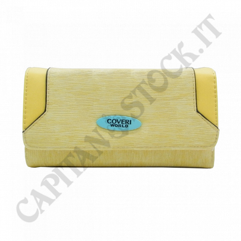 Coveri World - Women's Wallet Yellow 19 cm