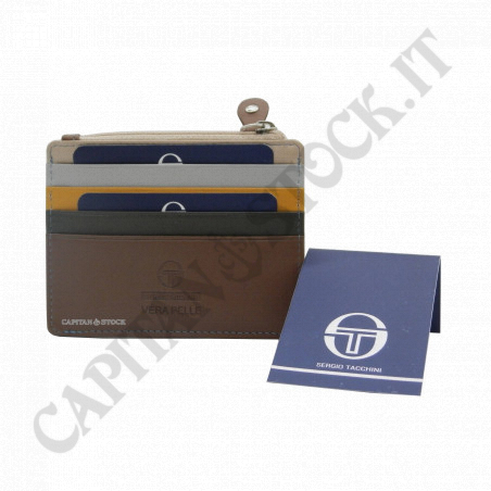 Buy SergioTacchini - Card Holder and Coin Holder Man Genuine Leather Safari Strap at only €16.90 on Capitanstock