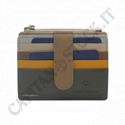 Buy SergioTacchini - Card Holder and Coin Holder Man Genuine Leather Safari Strap at only €16.90 on Capitanstock