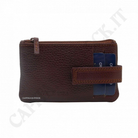 Acquista Enrico Coveri - Porta Carte e Monete e Porta Chiavi Uomo Vera Pelle Color Orzo a soli 14,90 € su Capitanstock 