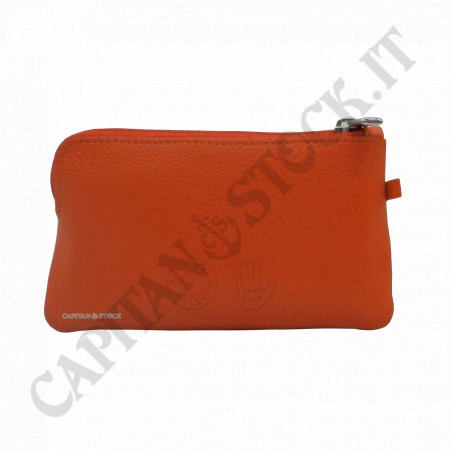Acquista Conte Massino - Porta Monete Uomo Vera Pelle Arancio a soli 13,90 € su Capitanstock 