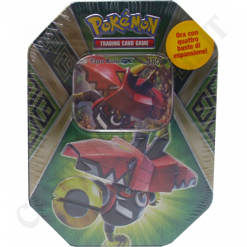 Pokémon-  Tin Box Scatola Di Latta - Tapu Bulu GX Ps 180 - Confezione Speciale