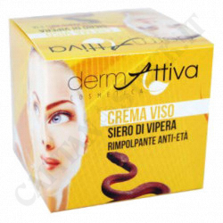 DermAttiva - Crema Viso Siero di Vipera 50 ML - Rimpolpante & Anti-età