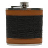 Buy Flask - Stainless Steel 6 OZ - Upholstered in Leather at only €6.49 on Capitanstock