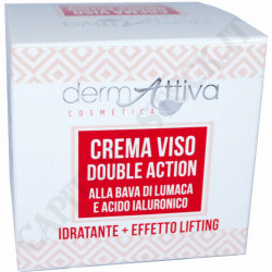 DermAttiva Cosmetica - Crema Viso Double Action Alla Bava di Lumaca - Idratante Effetto Lifting 50 ml