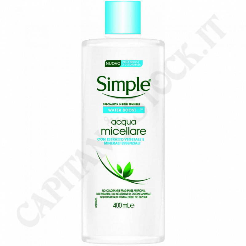 Simple Specialist in Sensitive Skin - Water Boost Micellar Water 400 Ml Simple Specialist in Sensitive Skin - Water Boost Micellar Water 400 Ml