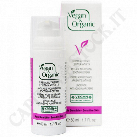 Acquista Vegan & Organic - Crema Nutriente Lenitiva Anti Età Pelle Sensibile 50 ml a soli 16,90 € su Capitanstock 