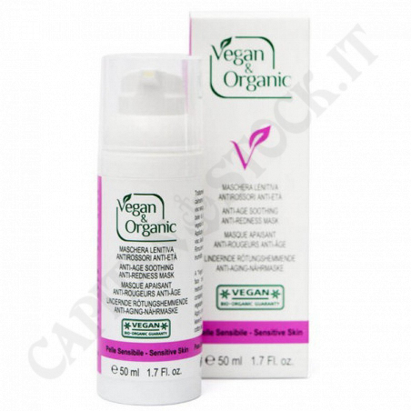 Acquista Vegan & Organic - Maschera Lenitiva Antirossori Anti Età 50 ml a soli 16,90 € su Capitanstock  Acquista Vegan & Organic - Maschera Lenitiva Antirossori Anti Età 50 ml a soli 16,90 € su Capitanstock