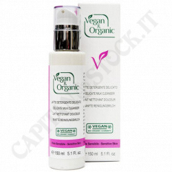 Acquista Vegan & Organic - Latte Detergente Delicato - Pelle Sensibile 150 ml a soli 11,90 € su Capitanstock 