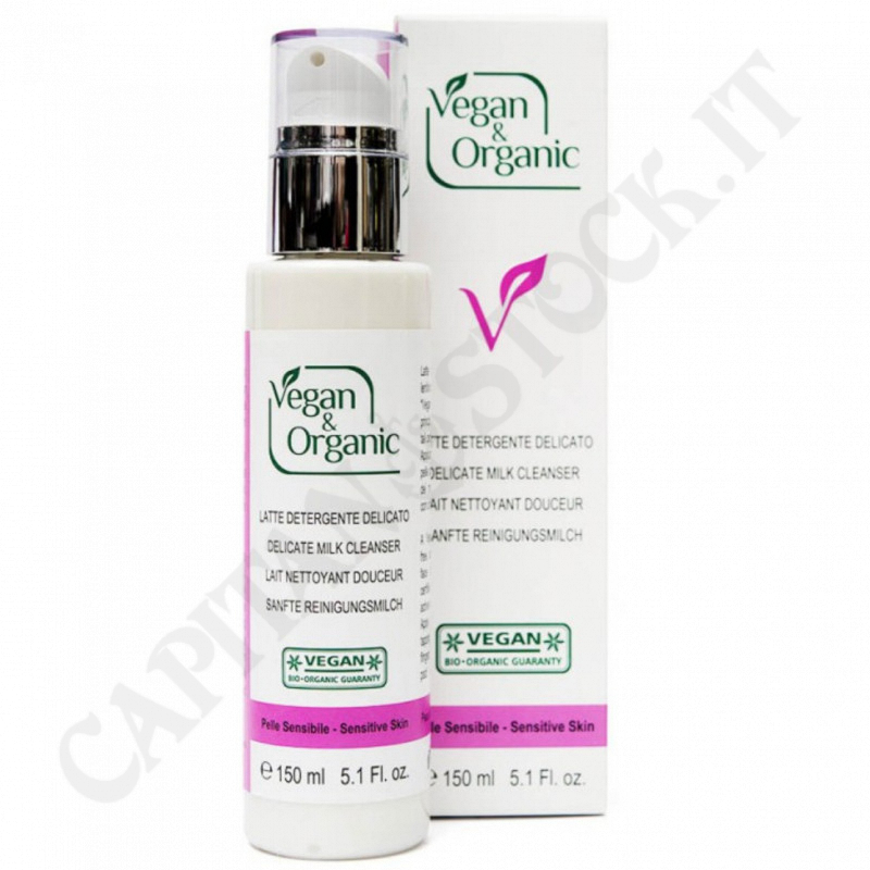 Vegan & Organic - Latte Detergente Delicato - Pelle Sensibile150 ml