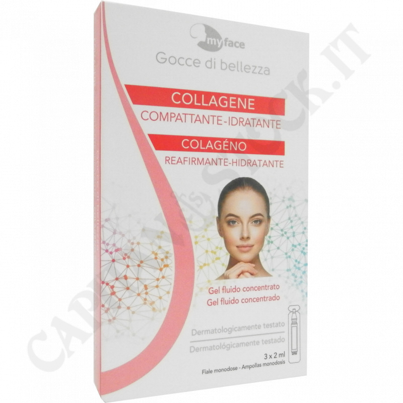 My Face - Gocce di Bellezza Collagene Compattante Idratante -  3 Fiale Monodose 2 ml