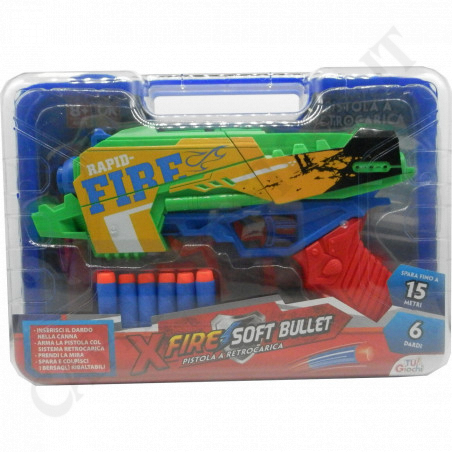 Acquista Tu! Giochi - Blaster Rapid Fire X Fire Soft Bullet - Pistola a Retrocarica a soli 9,90 € su Capitanstock 