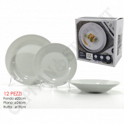 Buy Gusto Casa - Elegantly White Porcelain Tableware at only €15.60 on Capitanstock